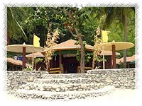 Coconut Hills Beach Resort white beach entrance