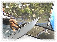 Taal Lake Yacht Club surfing in taal sea