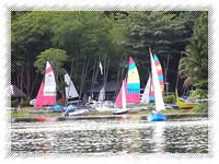 Taal Lake Yacht Club sailing boat view